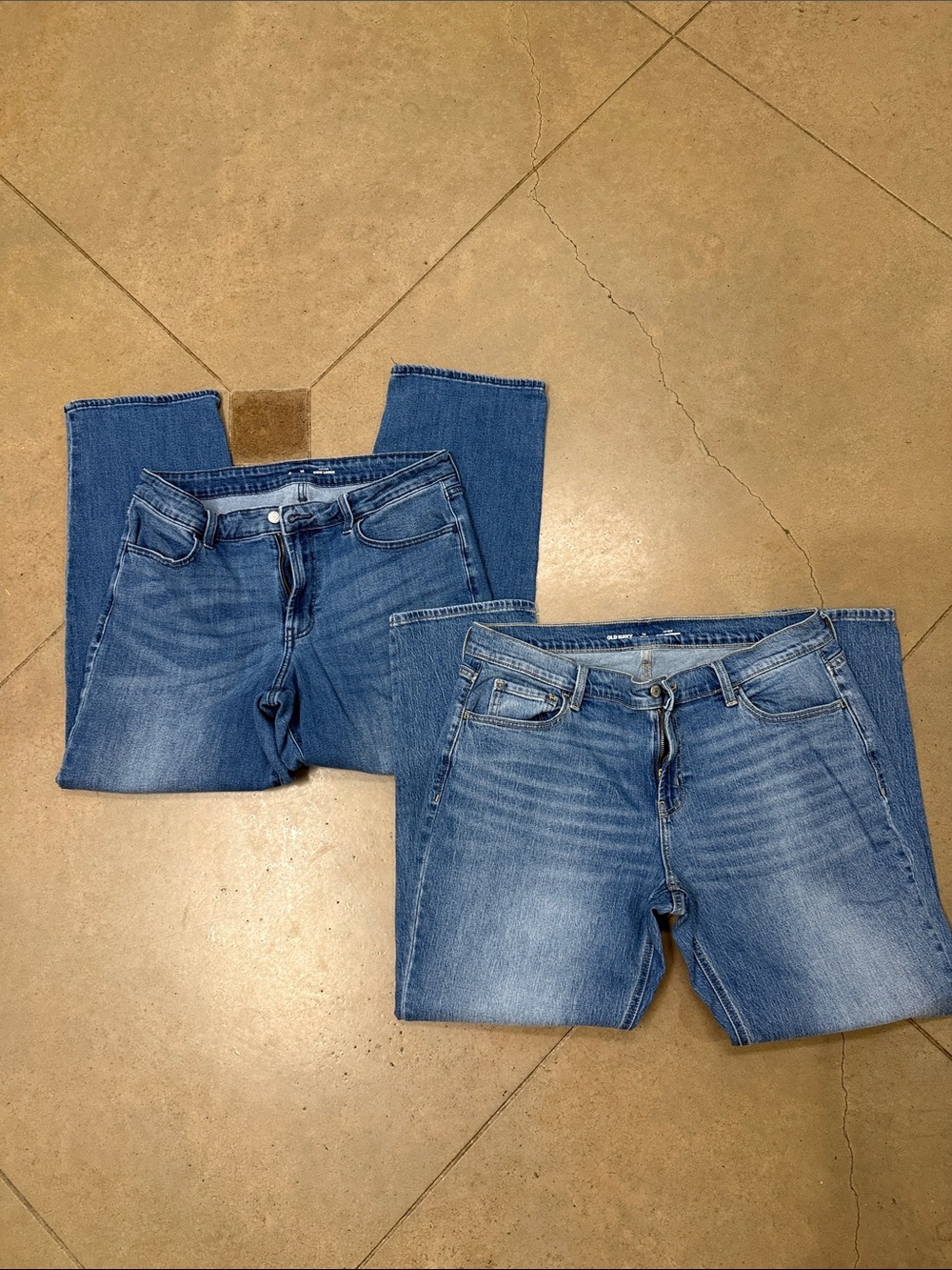 Pair of Blue Denim Jeans